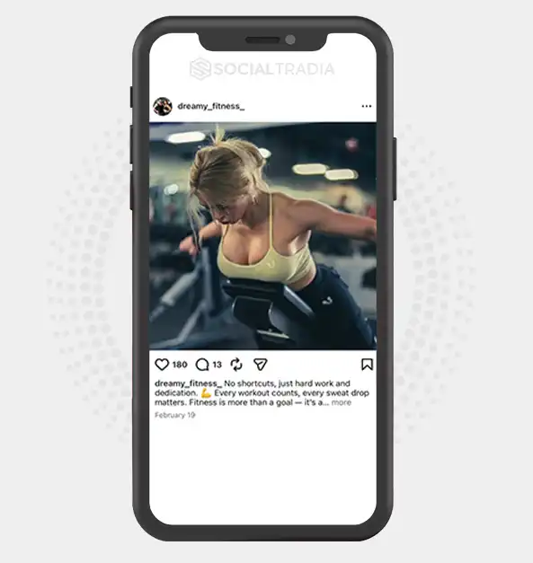 buy Instagram account dreamy_fitness_ (2.2k Followers)