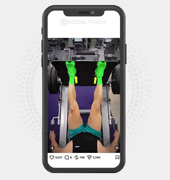 buy Instagram account FitnessWorld (3.3k Followers)