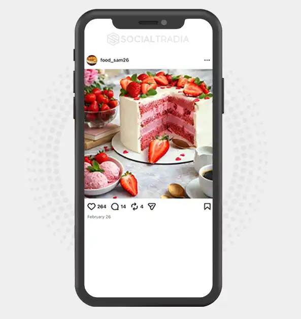 buy Instagram account food_sam26 (2.1k Followers)