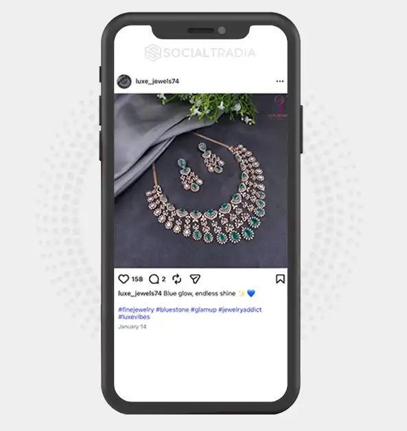 buy Instagram account luxe_jewels74 (2k Followers)