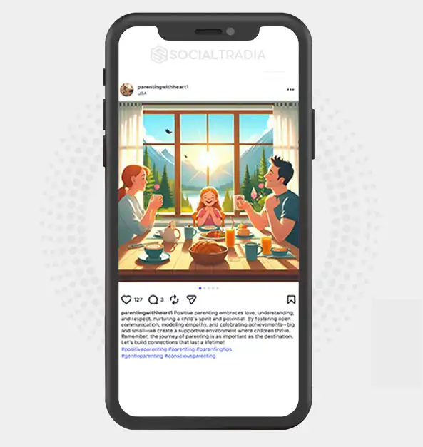 buy Instagram account parentingwithheart1 (3.1k Followers)
