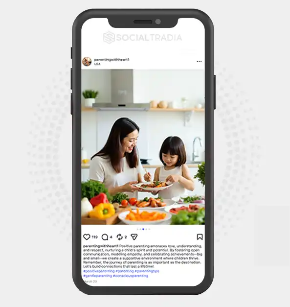 buy Instagram account parentingwithheart1 (3.1k Followers)