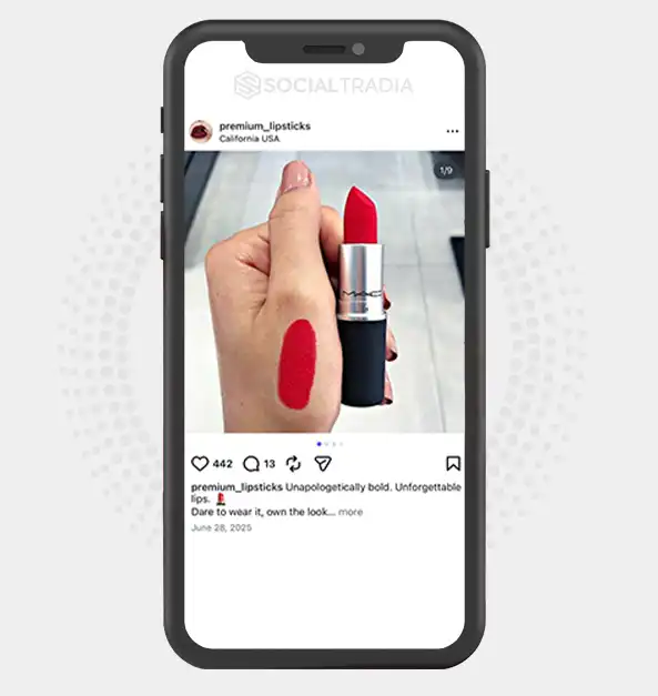 buy Instagram account premium_makeupitems (5.3k Followers)