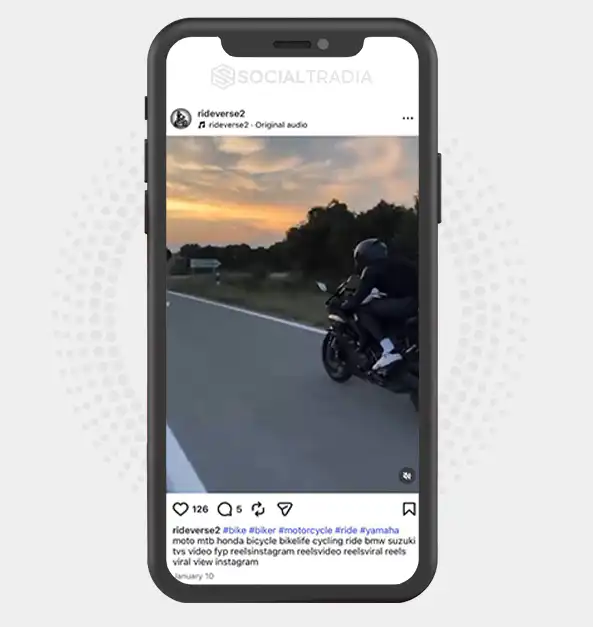 buy Instagram account rideverse2 (2.1k Followers)