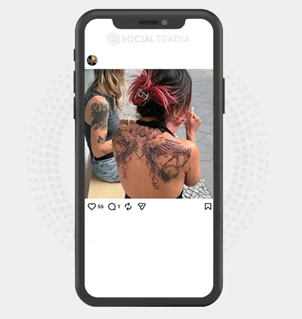 buy Instagram account Skin Art (2.1k Followers)