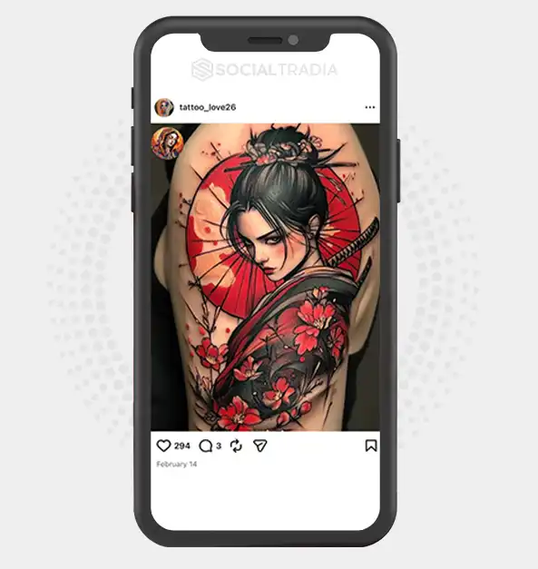 buy Instagram account tattoo_love26 (2k Followers)