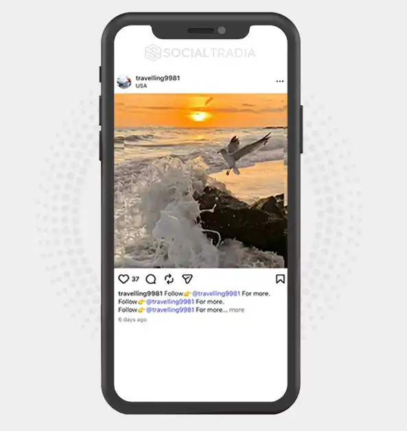 buy Instagram account travelling9981 (2k Followers)
