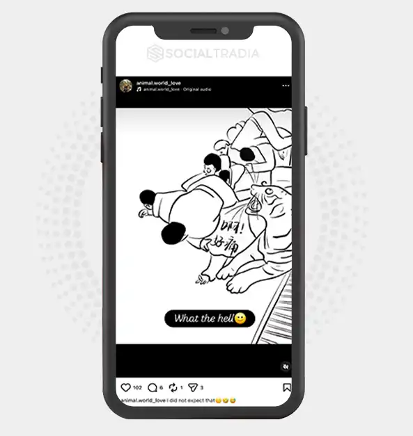 buy Instagram account animal.world_love (2.1k Followers)