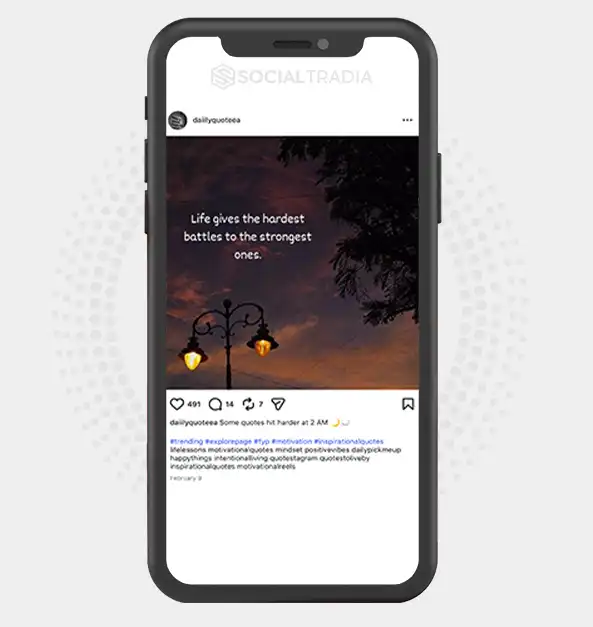 buy Instagram account daiilyquoteea (4.6k Followers)