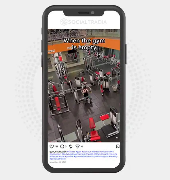 buy Instagram account gym_house_656 (2.3k Followers)