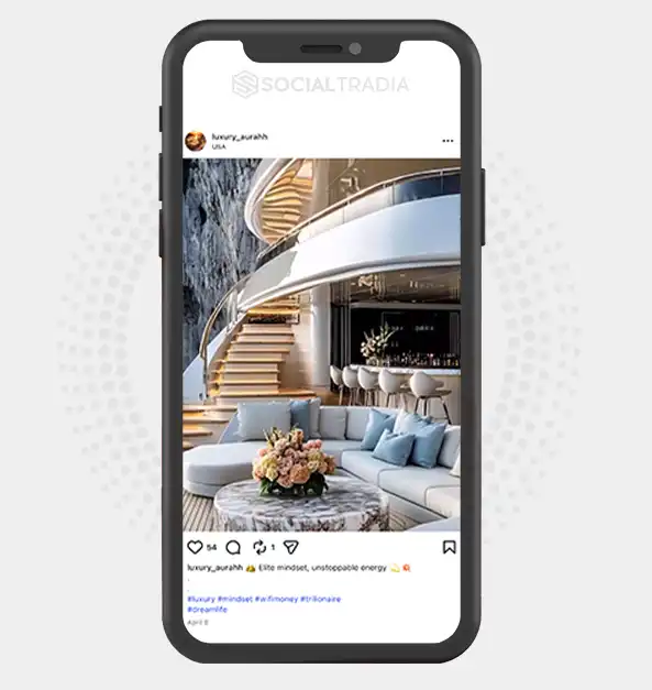 buy Instagram account luxury_aurahh (2.1k Followers)