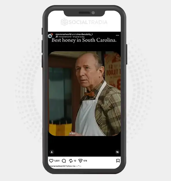 buy Instagram account moviereelworld (2.3k Followers)
