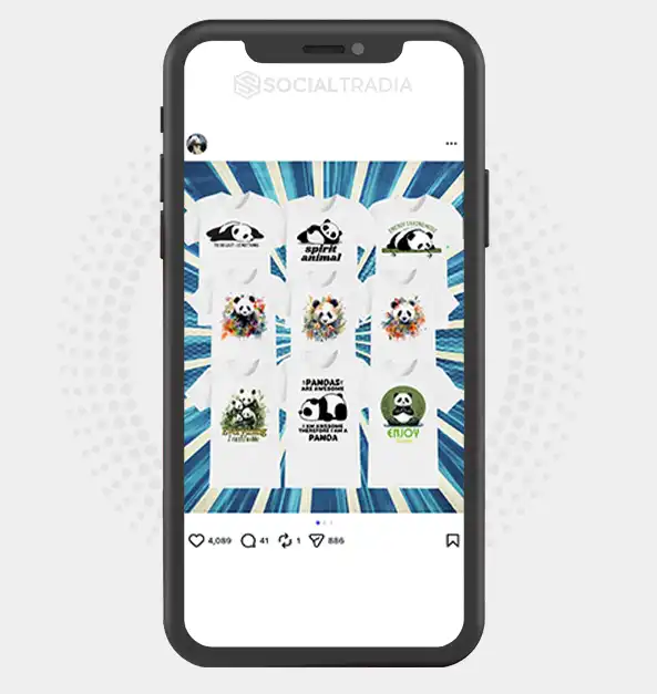 buy Instagram account Panda Lovers (802k Followers)