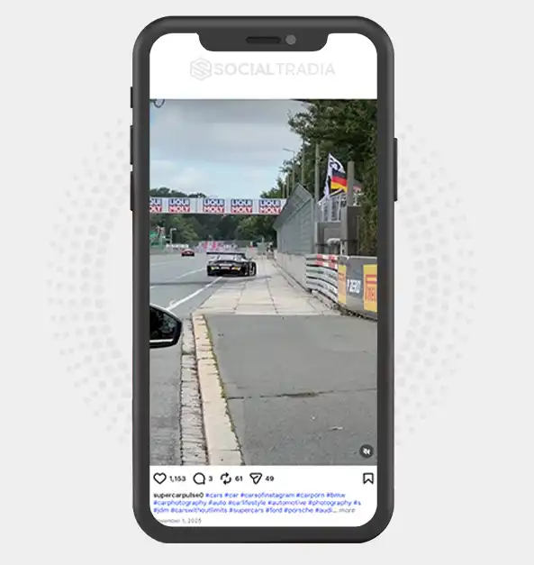 buy Instagram account supercarpulse0 (2.1k Followers)