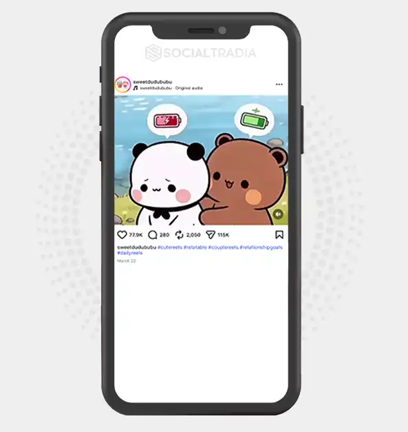 buy Instagram account sweetdudububu (3.4k Followers)