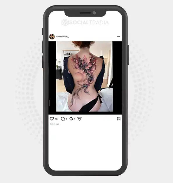 buy Instagram account tatted.vibe_ (3k Followers)