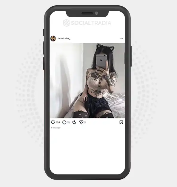 buy Instagram account tatted.vibe_ (3k Followers)
