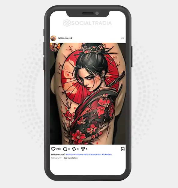 buy Instagram account tattoo.craze2 (3.1k Followers)