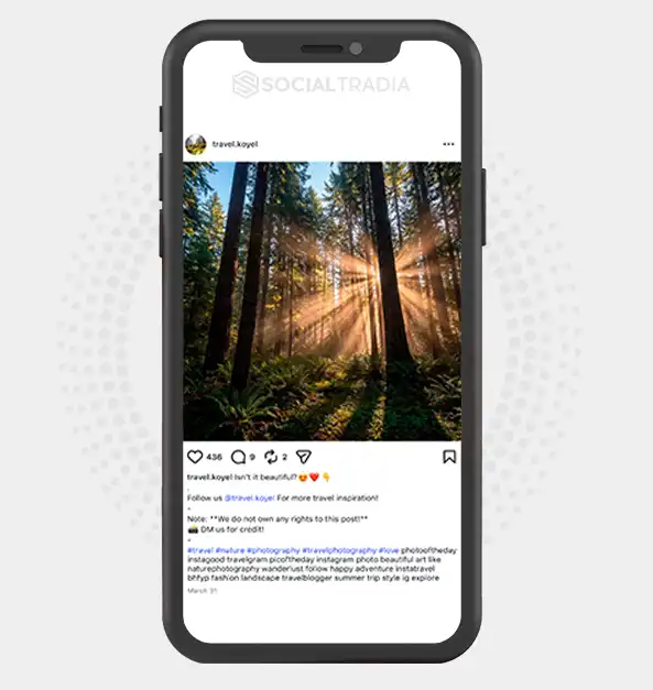 buy Instagram account travel.koyel (2.7k Followers)