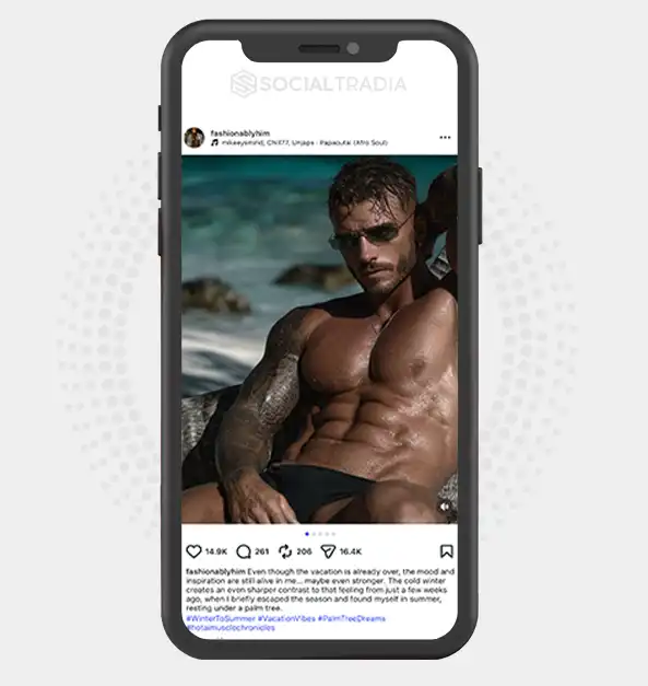 buy Instagram account FashionablyHim (170 k Followers)