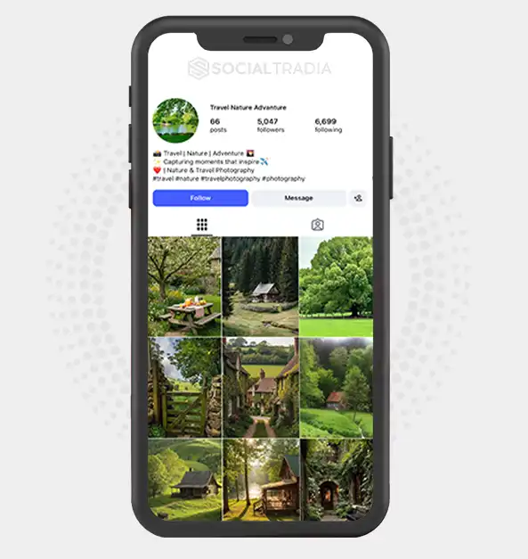 buy Instagram account Travel.nature.advanture (4.9k Followers)