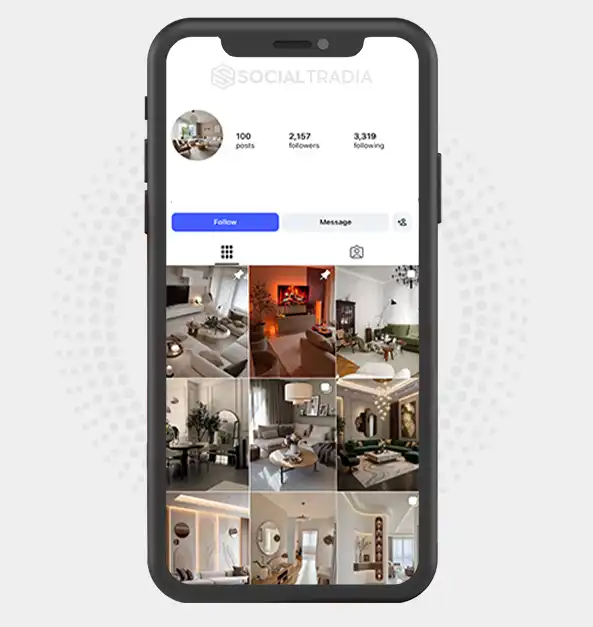 buy Instagram account CozySpaces (2.1k Followers)
