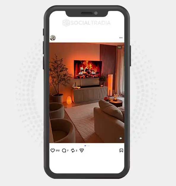 buy Instagram account CozySpaces (2.1k Followers)