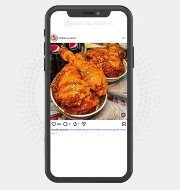 buy Instagram account foodiesss_loverr (3.5k Followers)