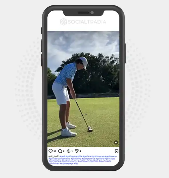buy Instagram account golf_fun21 (2.3k Followers)