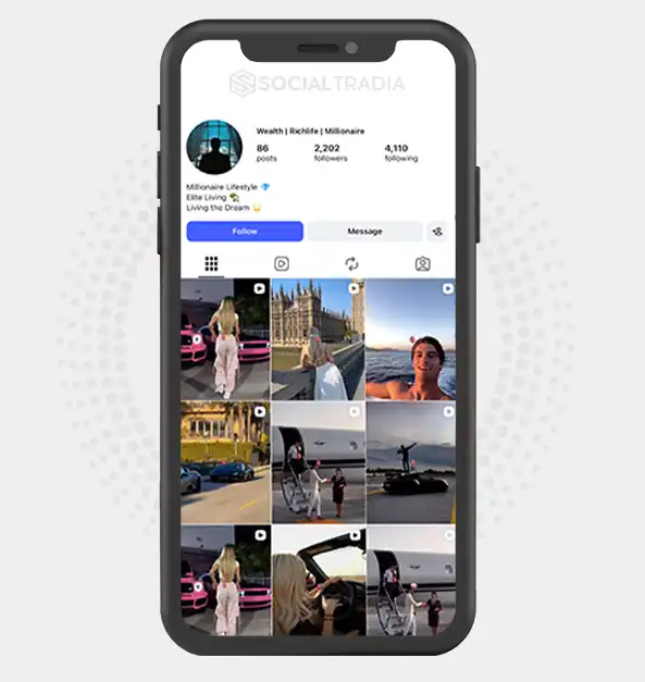 buy Instagram account luxupuff (2.2k Followers)