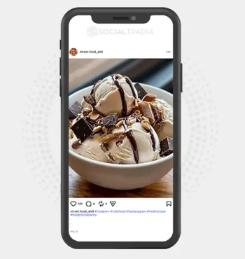 buy Instagram account street.food_doll (4.2k Followers)