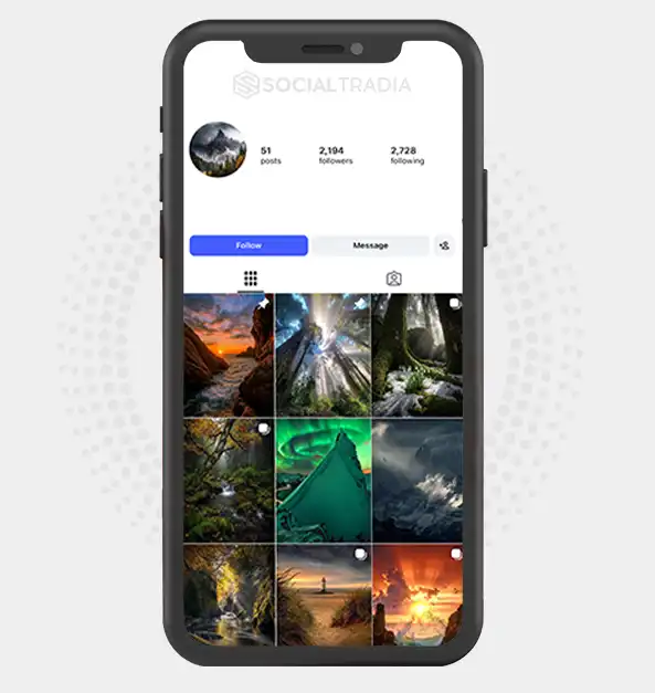 buy Instagram account Wander Vibes (2.2k Followers)