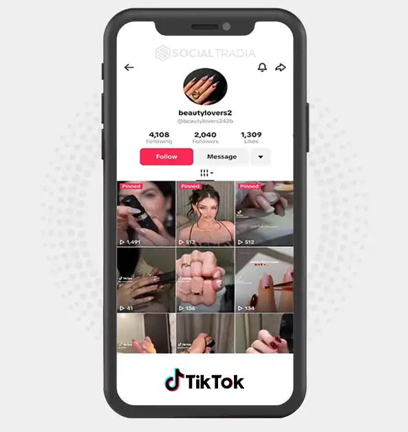 buy Instagram account beautylovers242b (2k Followers)