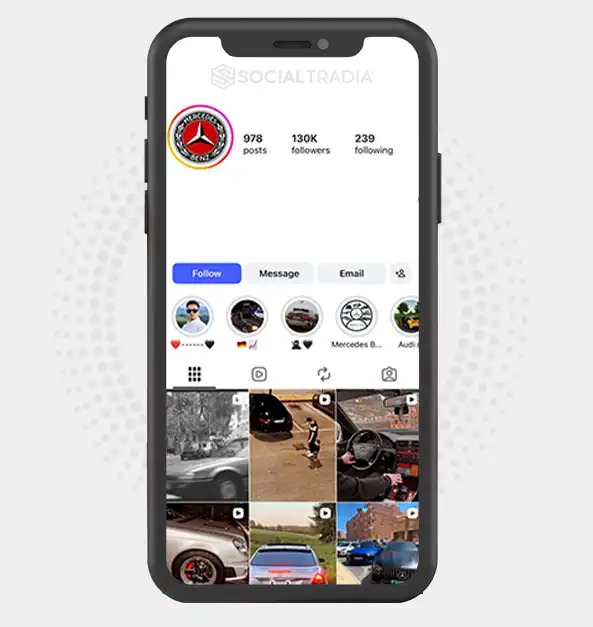 Instagram account BenzPower (177k Followers)