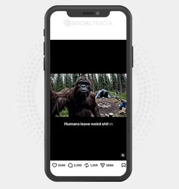 buy Instagram account Bigfoot Encounters (144k Followers)