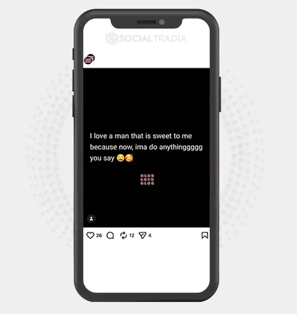 buy Instagram account DatingGoals (17.3k Followers)