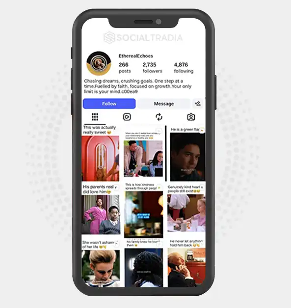 buy Instagram account etherealechoes192 (2.7k Followers)