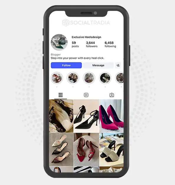 buy Instagram account exclusive_heelsdesign (3.6k Followers)