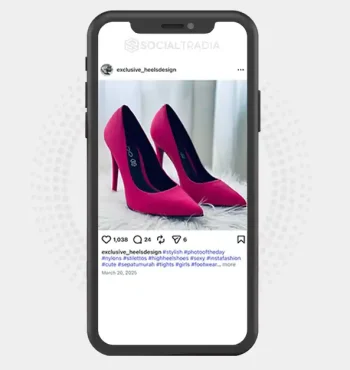 buy Instagram account exclusive_heelsdesign (3.6k Followers)