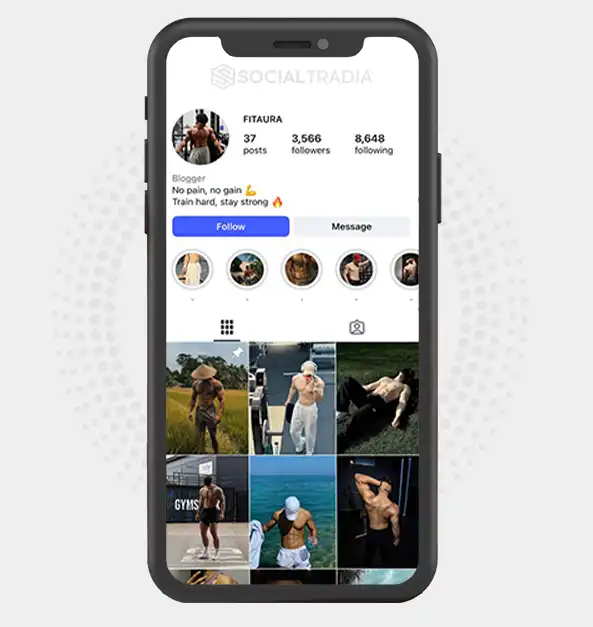 buy Instagram account _fit_aurra_ (3.5k Followers)