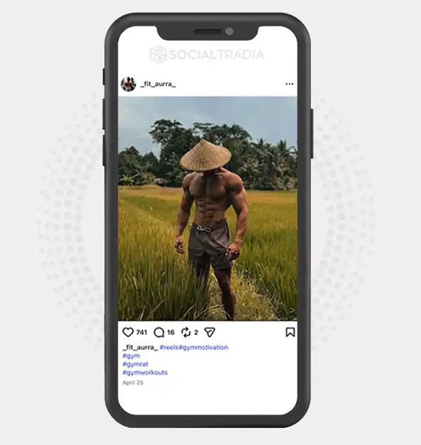 buy Instagram account _fit_aurra_ (3.5k Followers)