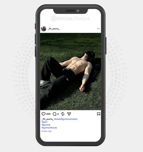 buy Instagram account _fit_aurra_ (3.5k Followers)