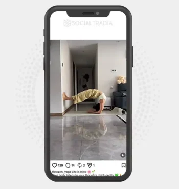 buy Instagram account flowzen_yoga (2.5k Followers)