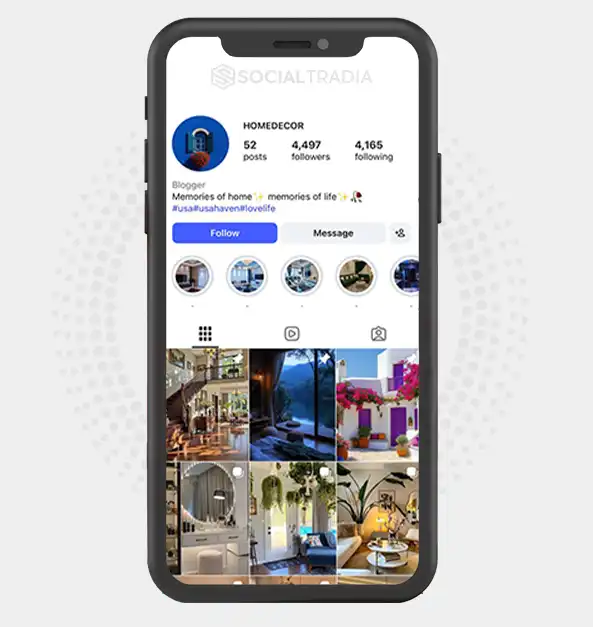 buy Instagram account _home_decorrr_  (4.4k Followers)