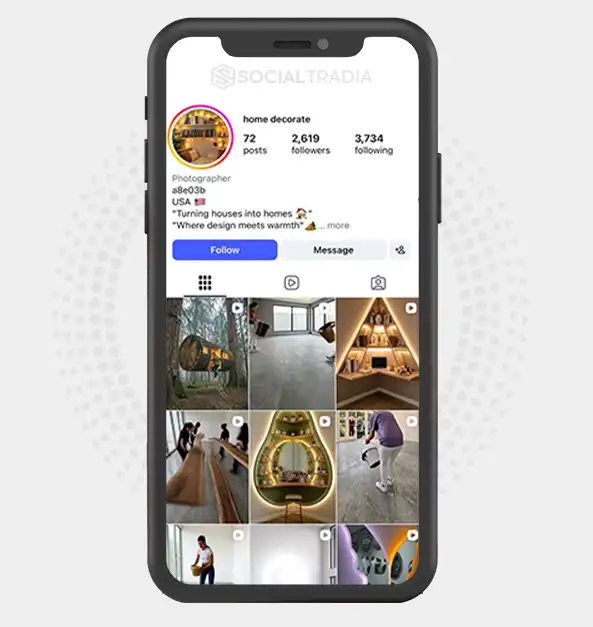 buy Instagram account homedecorate2026 (2.6k Followers)