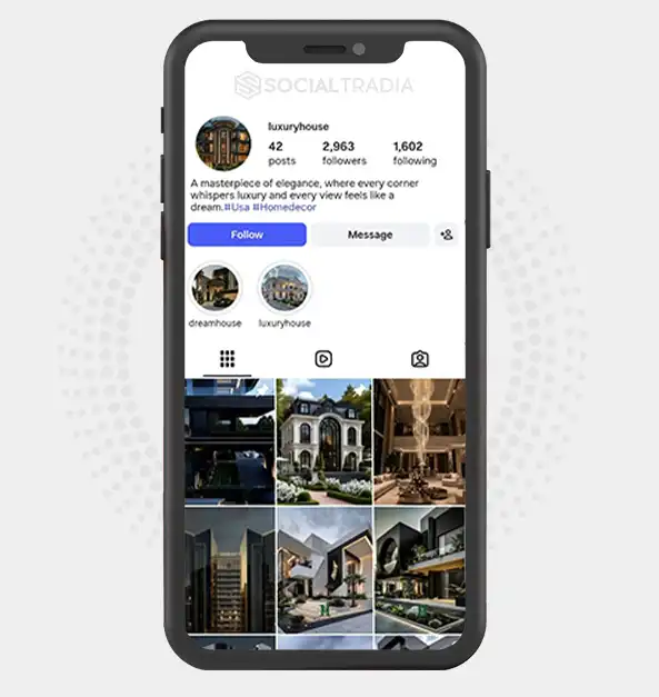 buy Instagram account luxuryhouse0921 (2.9k Followers)