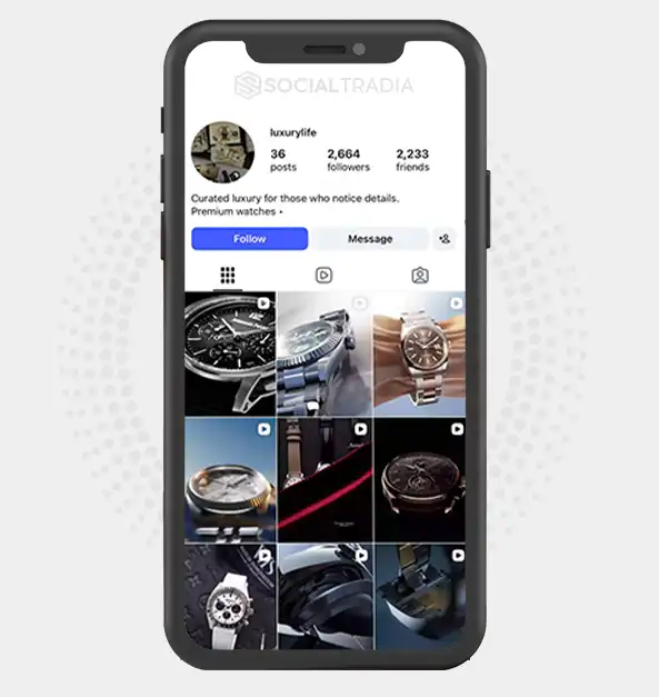 buy Instagram account luxurylifee08 (2.6k Followers)