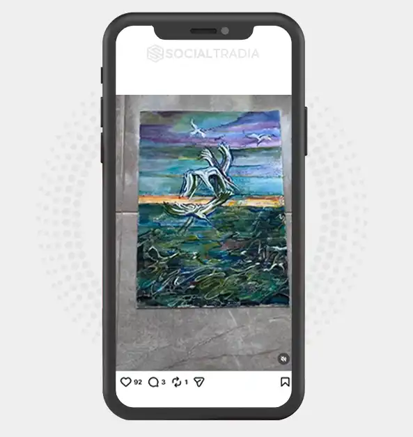 buy Instagram account ModernArt (2.3k Followers)