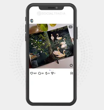 buy Instagram account Paintings (2.1k Followers)