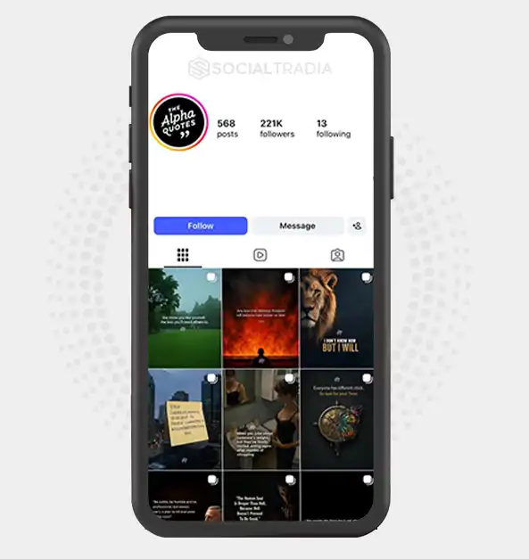buy Instagram account Prime Discipline (220k Followers)